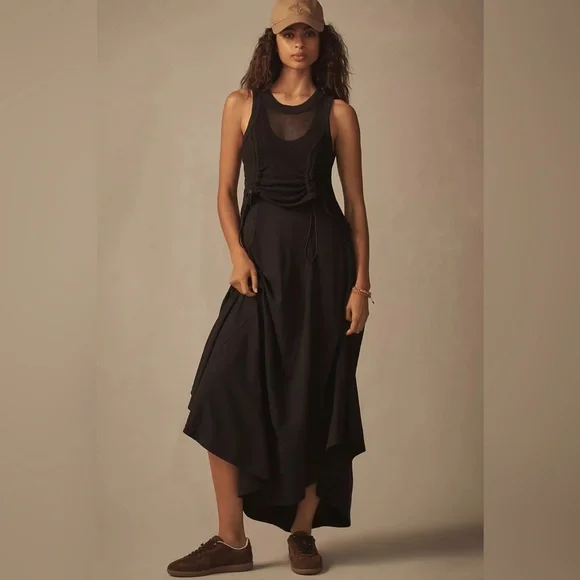 NWOT Anthropologie Forward Line Midi Dress - Picture 1 of 7